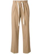 Federico Curradi Straight Leg Trousers - Brown