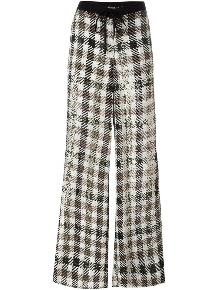 P.a.r.o.s.h. Checked Palazzo Pants
