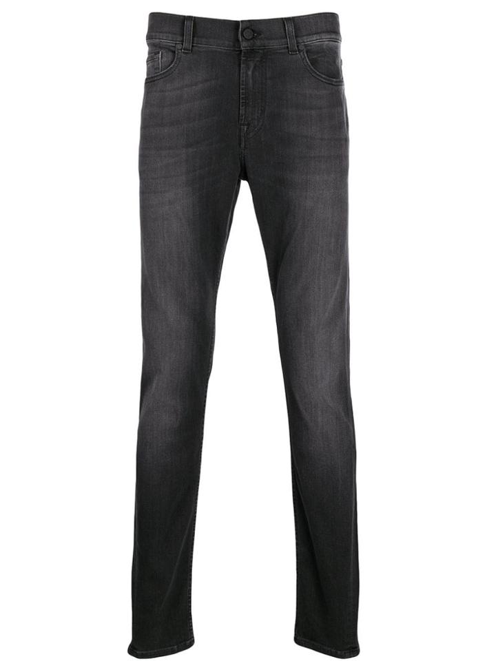 7 For All Mankind Ronnie Tapered Jeans - Black