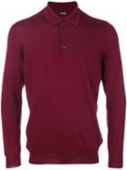 Kiton - Knitted Polo Shirt - Men - Silk/cashmere - L, Red, Silk/cashmere