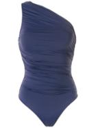 Brigitte One Shoulder Swimsuit, Women's, Size: Pp, Blue, Polyamide/spandex/elastane