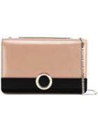 Bulgari Chain Strap Crossbody Bag, Women's, Nude/neutrals, Calf Leather