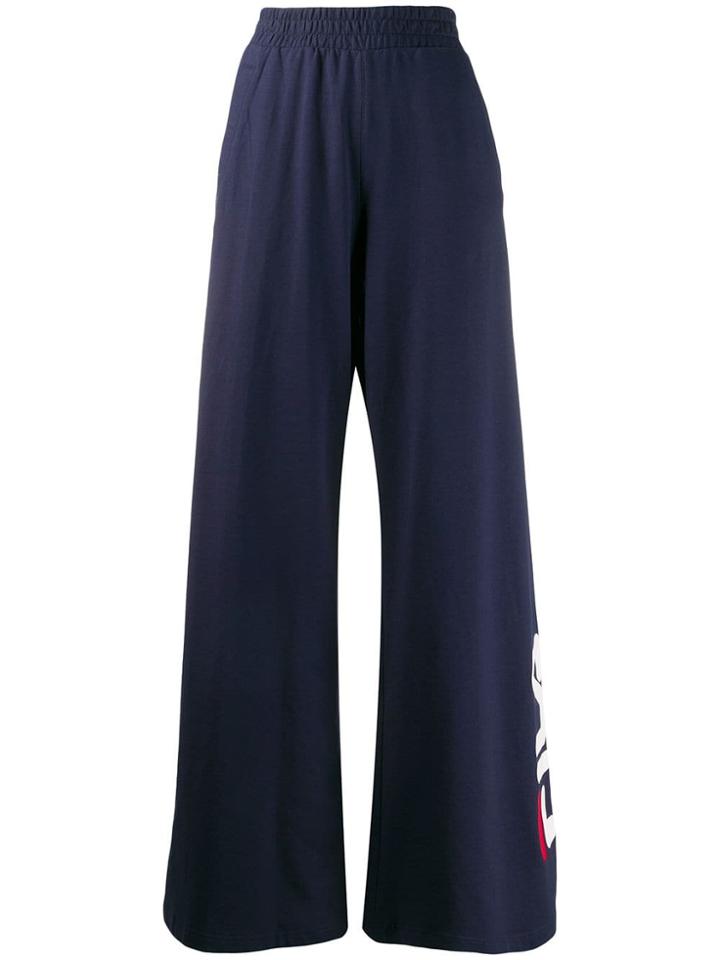 Fila Wide Leg Track Pants - Blue
