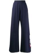 Fila Wide Leg Track Pants - Blue
