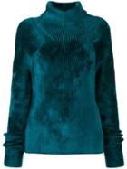 Haider Ackermann Ribbed Knit Sweater - Blue