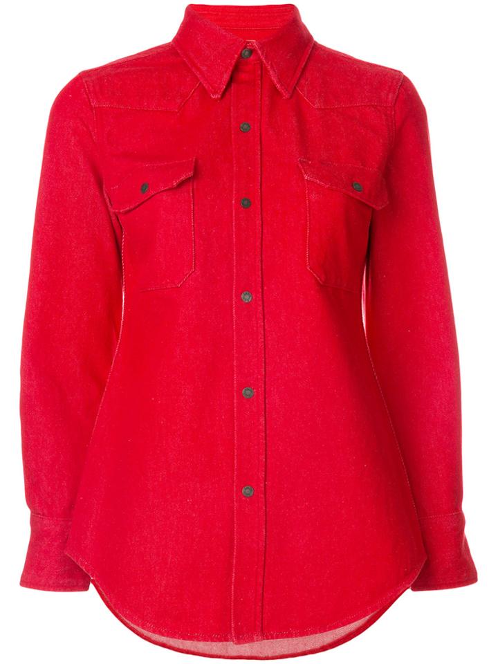 Calvin Klein 205w39nyc Western Shirt - Red