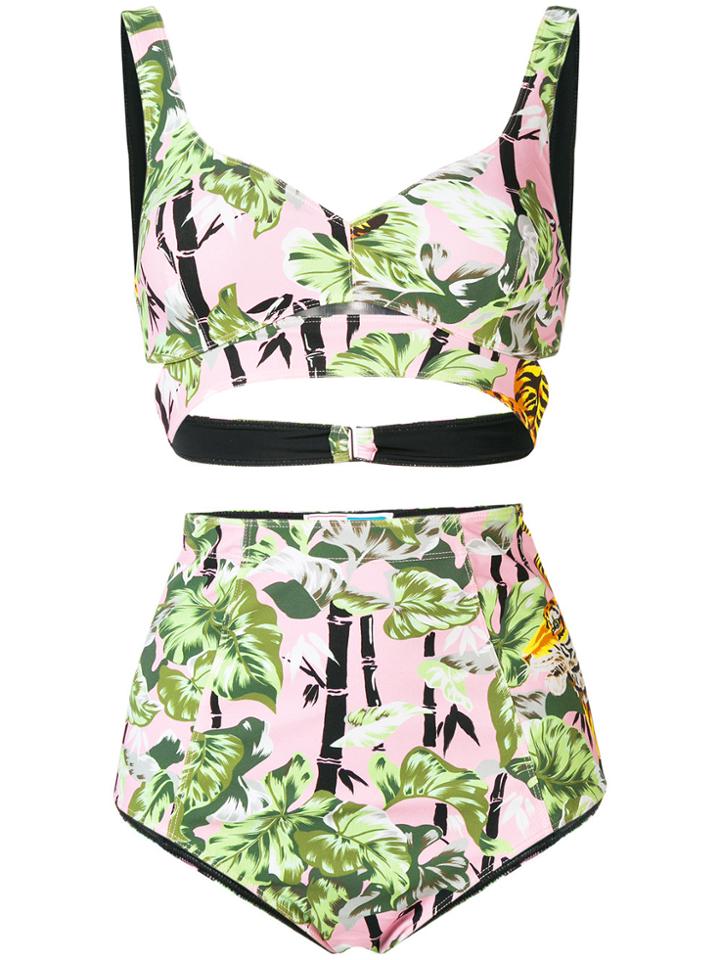 Kenzo Bamboo Tiger Bikini - Pink & Purple
