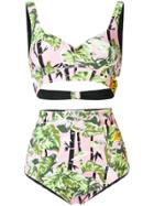 Kenzo Bamboo Tiger Bikini - Pink & Purple