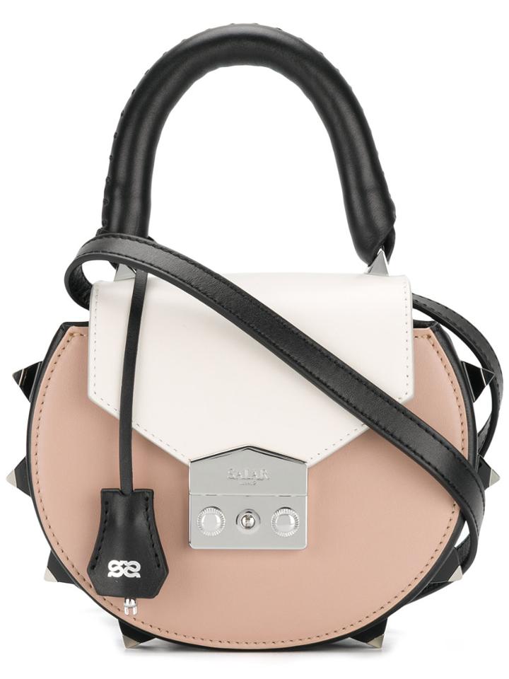 Salar Stud Detail Cross Body Bag - Nude & Neutrals