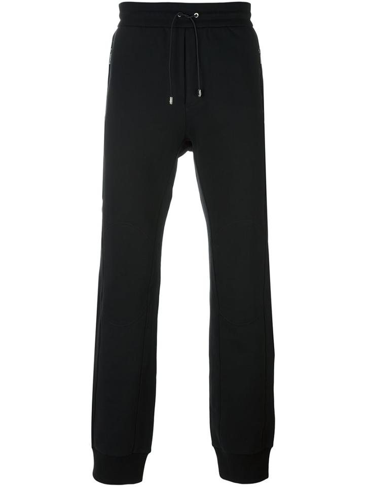 Versace Tapered Track Pants, Men's, Size: Xs, Black, Cotton