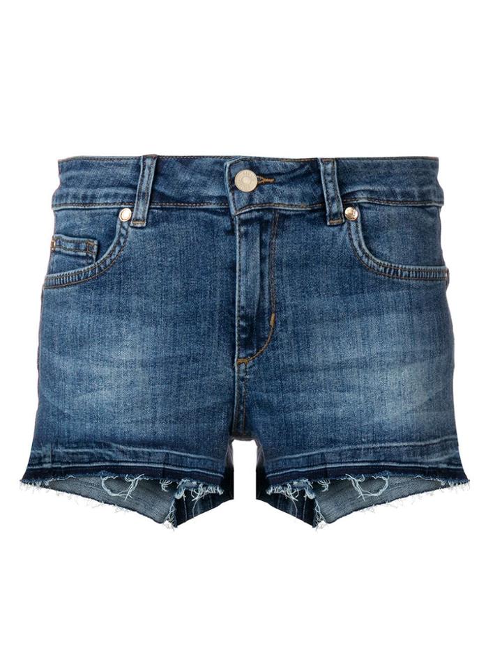 Liu Jo Regular Denim Shorts - Blue