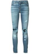 Amiri Distressed Detail Jeans - Blue