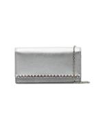 Valentino Metallic Stud Embellished Chain Strap Leather Shoulder Bag