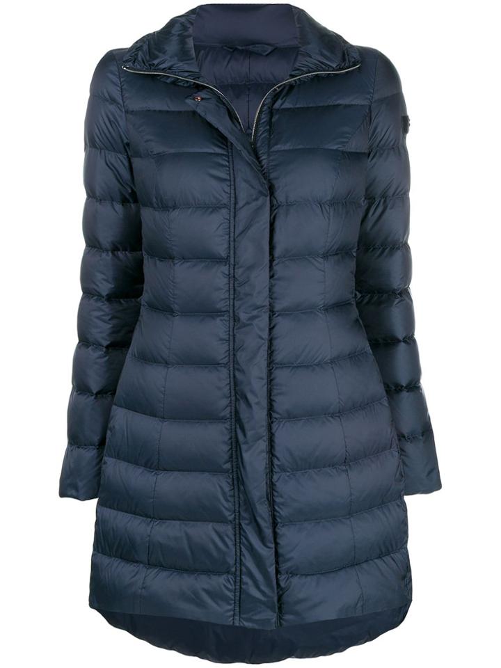 Peuterey Midi Padded Parka - Blue