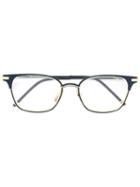 Thom Browne Square Frame Glasses, Blue, Metal (other)