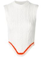 Esteban Cortazar Open Back Corset Knitted Top - Nude & Neutrals