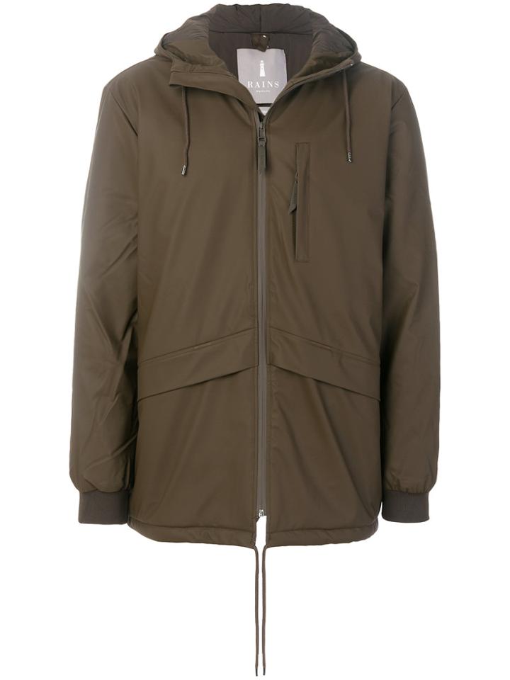 Rains N3 Parka Jacket - Brown