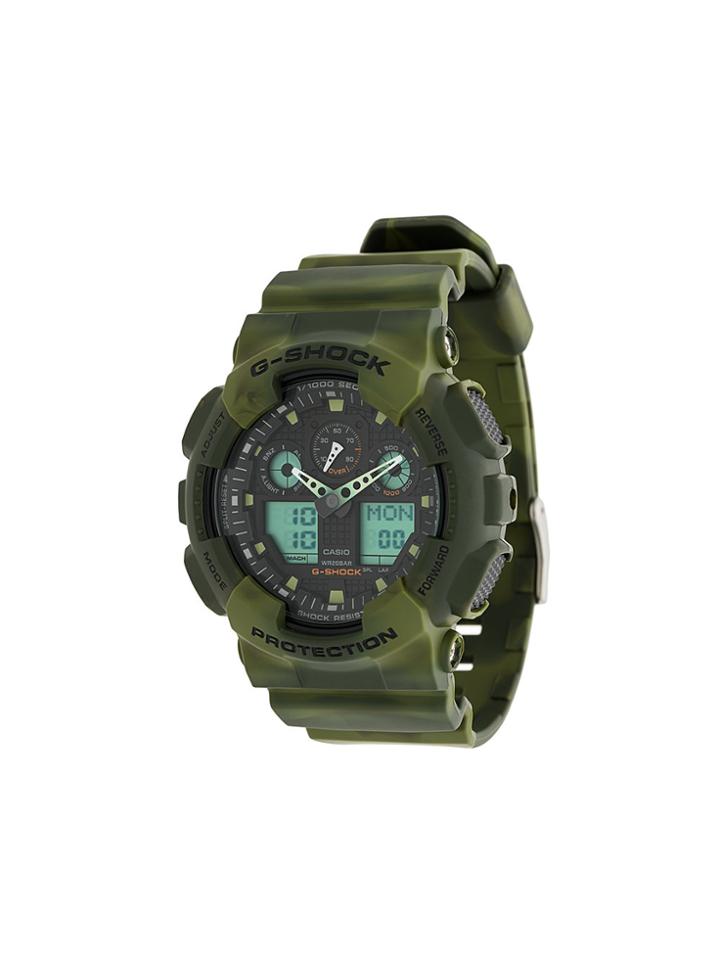 G-shock Round Watch - Green