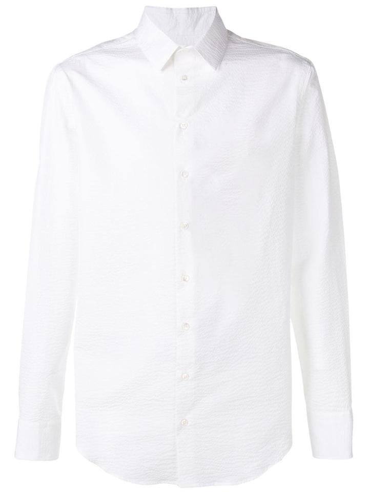 Giorgio Armani Pointed Collar Shirt - White