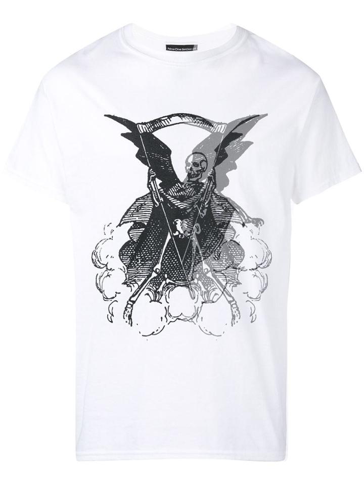 Call Me 917 Cyrus Angel T-shirt - White
