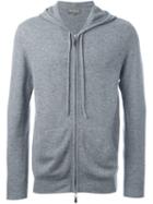 N.peal - Hooded Zip Sweater - Men - Cashmere - L, Grey, Cashmere