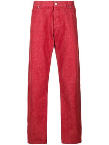 Jil Sander Pre-owned Straight-leg Jeans - Red
