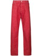 Jil Sander Pre-owned Straight-leg Jeans - Red