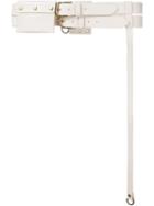 Y / Project Purse Double Twin Belt, Women's, Nude/neutrals, Calf Leather