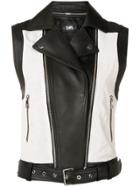 Karl Lagerfeld Colour Block Vest - Black