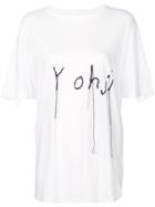Yohji Yamamoto Yohji Script T-shirt - White