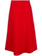Vivetta A-line Midi Skirt - Red