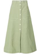 Temperley London Ocean Skirt - Green
