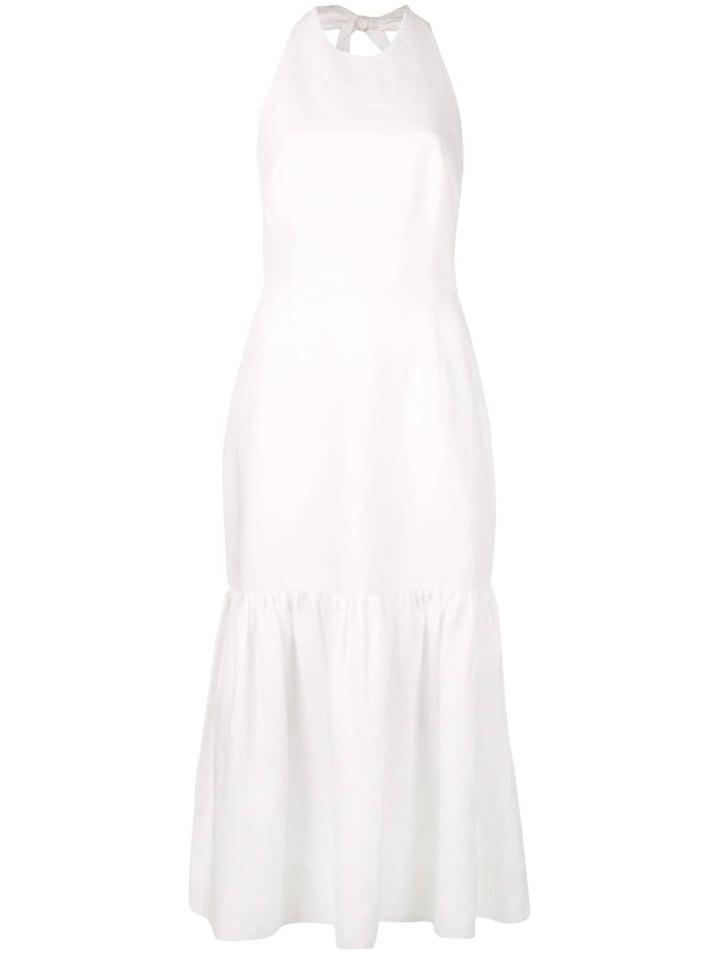 Rebecca Vallance Holliday Halter-neck Dress - White