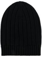 Eleventy - Ribbed Beanie - Men - Virgin Wool - One Size, Black, Virgin Wool