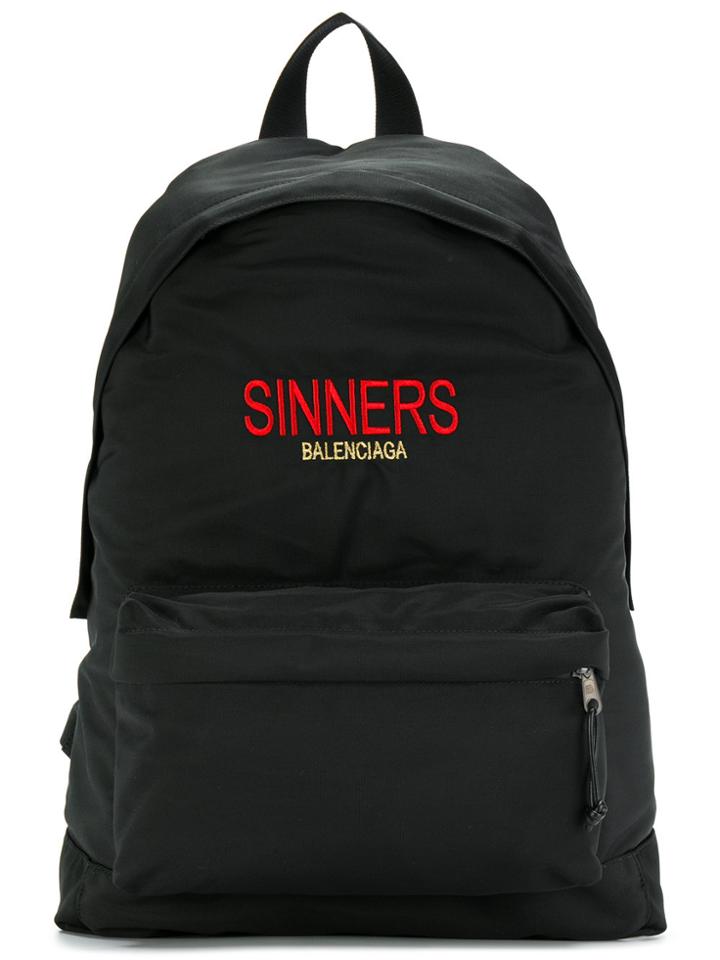 Balenciaga Bal Explorer Sinners Backpack - Black