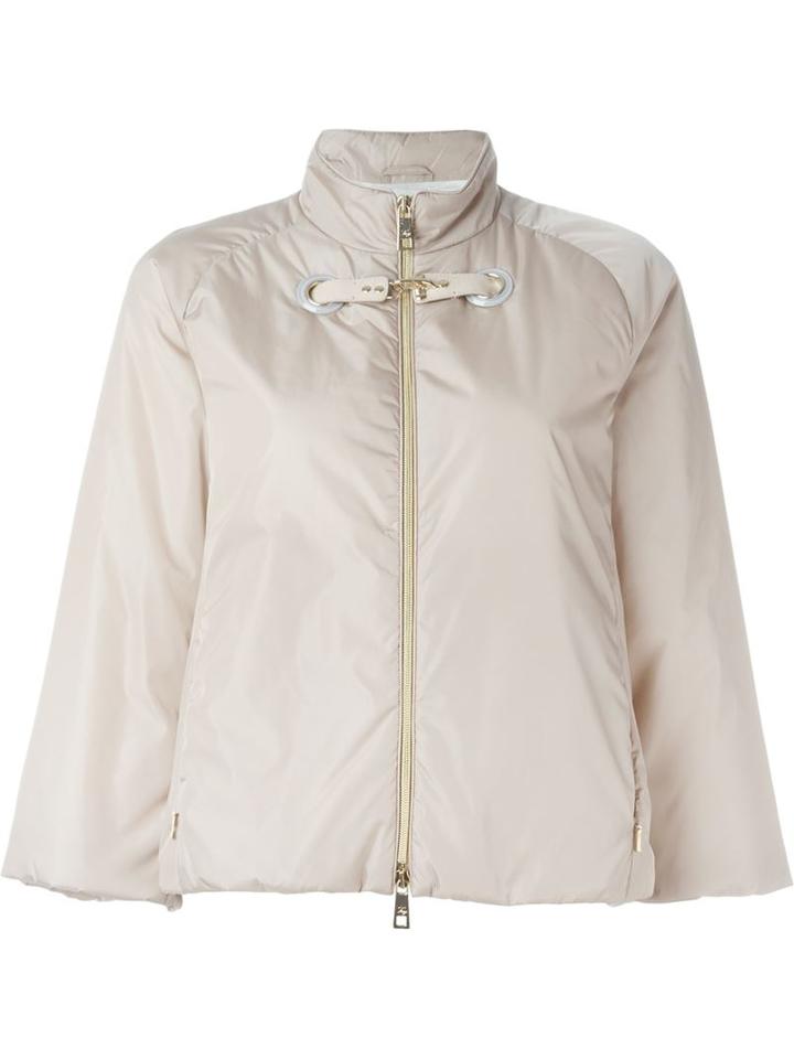 Fay Hook Fastening Padded Jacket, Women's, Size: S, Nude/neutrals, Polyamide/polyester
