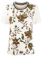 Tory Burch Floral Print T-shirt - Neutrals