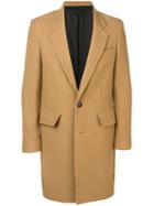 Ami Alexandre Mattiussi Lined Two Buttons Coat - Brown