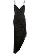 Jill Jill Stuart Asymmetric Ruched Dress - Black