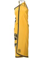 Osklen - Herb Pareo - Women - Silk - One Size, Yellow/orange, Silk