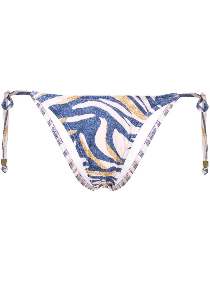 Suboo Into The Wilds High Cut Bikini Bottom - Blue