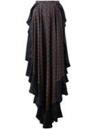 Lanvin Ruffled Pattern Skirt