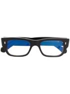 Cutler & Gross Rectangular Frame Glasses - Black