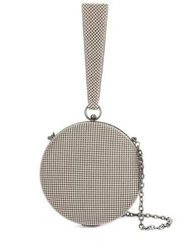 Whiting And Davis Studded Clutch Bag - Silver