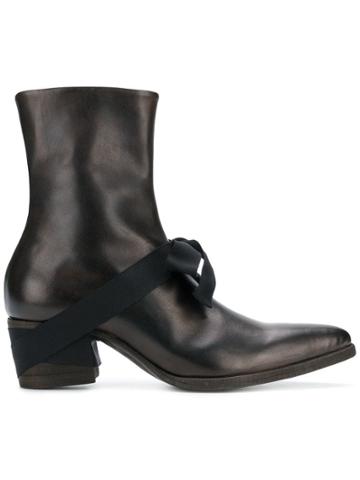 Atelier Bâba Ribbon Detail Boots - Black