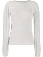 Isabel Marant Étoile Slim-fit Crew Neck Pullover - Grey