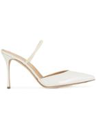 Sergio Rossi Pointed Toe Pumps - White