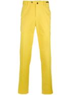 Pt01 - Slim-fit Trousers - Men - Cotton/spandex/elastane - 54, Yellow/orange, Cotton/spandex/elastane