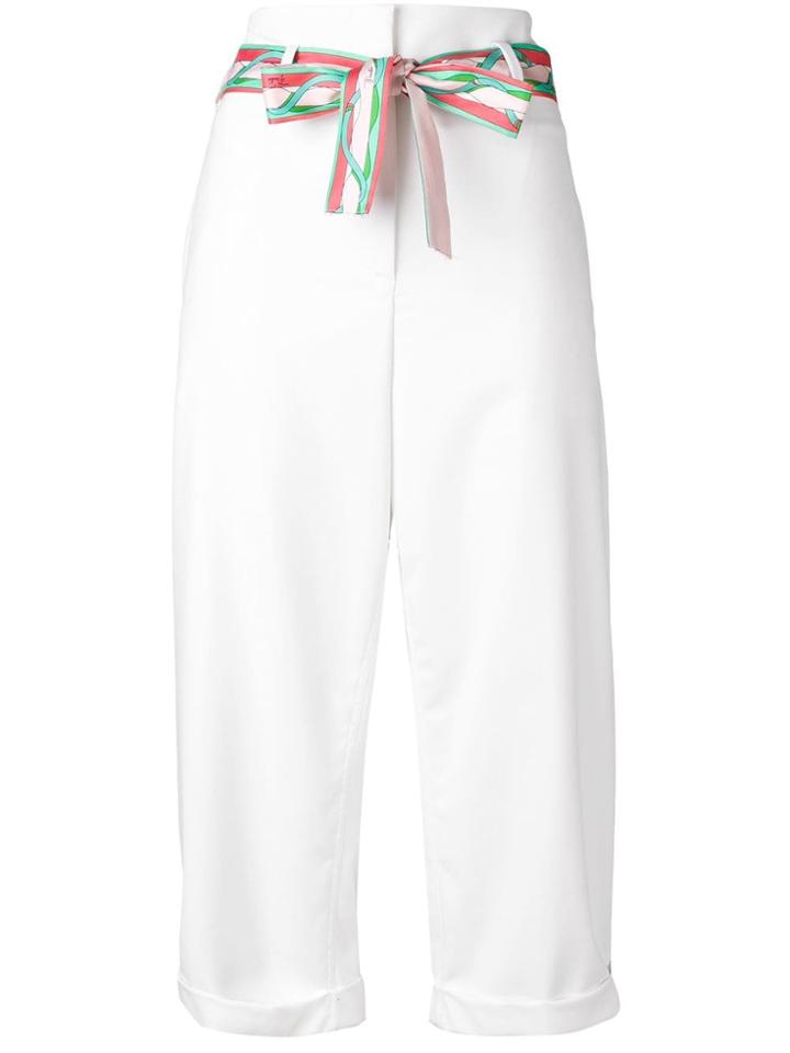 Emilio Pucci High-waited Trousers - White