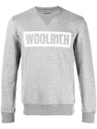 Woolrich Logo Patch Sweatshirt - Grey